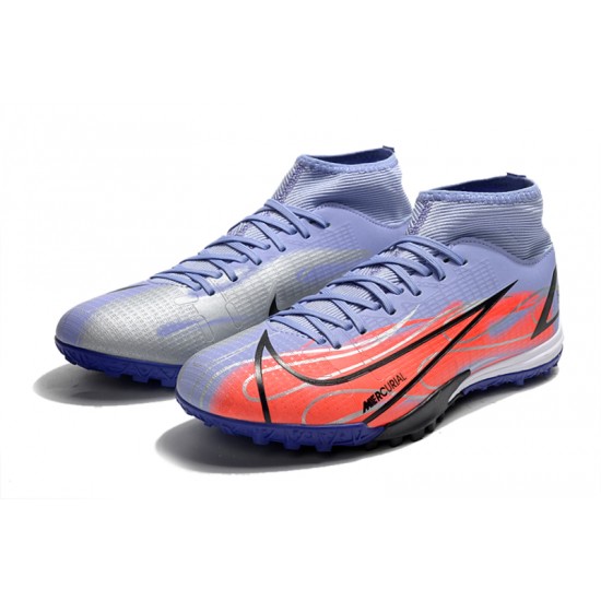 Nike Superfly 8 Academy TF Low-top Purple Pink Men Soccer Cleats 