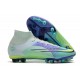 Nike Superfly 8 Elite AG High-top Light Green Turqoise Women And Men Soccer Cleats 