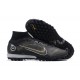 Nike Superfly 8 Elite TF High-top Black Grey Men Soccer Cleats 