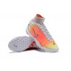 Nike Superfly 8 Elite TF High-top White Orange Men Soccer Cleats 