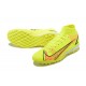 Nike Vapor 14 Academy TF High-top Orange Yellow Men Soccer Cleats 