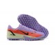 Nike Vapor 14 Academy TF Low-top Purple Orange Men Soccer Cleats 