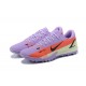 Nike Vapor 14 Academy TF Low-top Purple Orange Men Soccer Cleats 