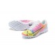 Nike Vapor 14 Academy TF Low-top White Pink Men Soccer Cleats 