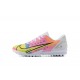 Nike Vapor 14 Academy TF Low-top White Pink Men Soccer Cleats 