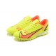 Nike Vapor 14 Academy TF Low-top Yellow Orange Men Soccer Cleats 