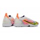 Nike Vapor 14 Elite TF Low-top Yellow Pink White Men Soccer Cleats 