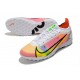 Nike Vapor 14 Elite TF Low-top Yellow Pink White Men Soccer Cleats 