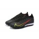 Nike Vapor 14 Elite TF Mid-top Black Red Yellow Men Soccer Cleats 