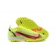 Nike Vapor 14 Elite TF Mid-top Orange Yellow Men Soccer Cleats 