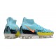 Nike Phantom GT Elite Dynamic Fit FG High-top Blue Yellow Black Men Soccer Cleats 