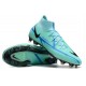 Nike Phantom GT Elite Dynamic Fit FG High-top Turqoise Blue Men Soccer Cleats 