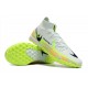 Nike Phantom GT Elite Dynamic Fit TF High-top Grey Green Men Soccer Cleats 