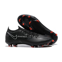 Nike Phantom GT Elite FG Low-top Black Red Men Soccer Cleats 