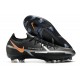 Nike Phantom GT Elite FG Low-top Gold Black Sliver Men Soccer Cleats 