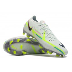 Nike Phantom GT Elite FG Low-top White Green Men Soccer Cleats 