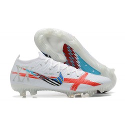 Nike Phantom GT Elite FG Low-top White Red Blue Men Soccer Cleats 