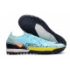 Nike Phantom GT2 Elite TF Low-top Blue Black Yellow Men Soccer Cleats 