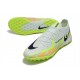 Nike Phantom GT2 Elite TF Low-top Grey Green Men Soccer Cleats 