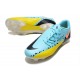 Nike Phantom GT2 FG Low-top Blue Yellow Black Men Soccer Cleats 