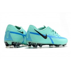 Nike Phantom GT2 FG Low-top Turqoise Men Soccer Cleats 