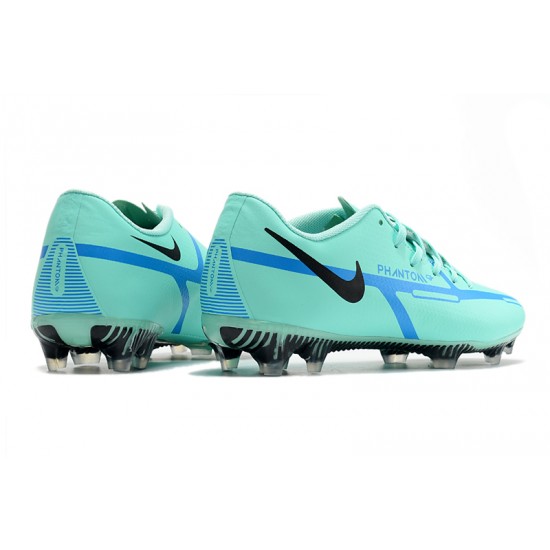 Nike Phantom GT2 FG Low-top Turqoise Men Soccer Cleats 