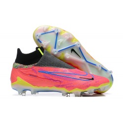 Nike Phantom GX Elite FG Black Pink Women And Men Soccer Cleats 