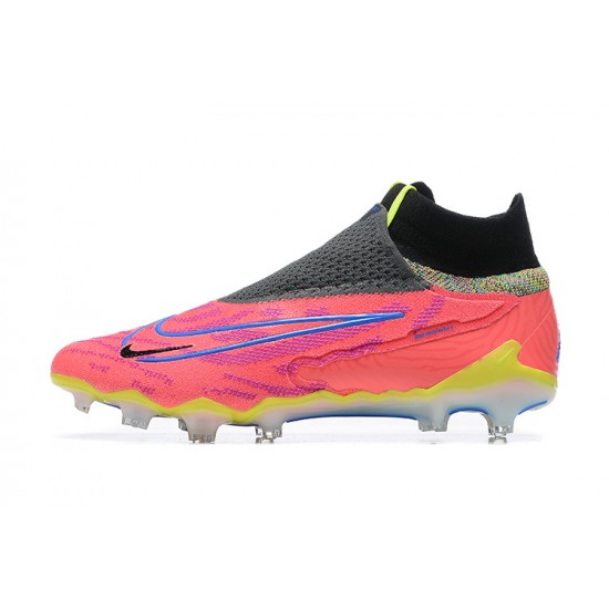 Nike Phantom GX Elite FG Black Pink Women And Men Soccer Cleats 