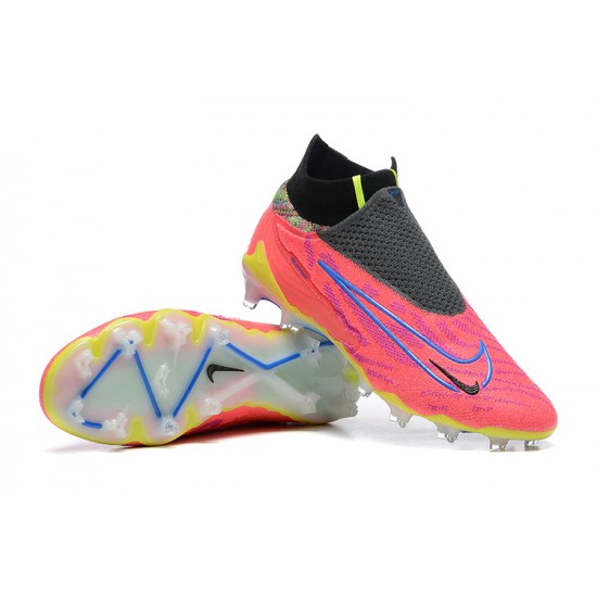 Nike Phantom GX Elite FG Black Pink Women And Men Soccer Cleats 