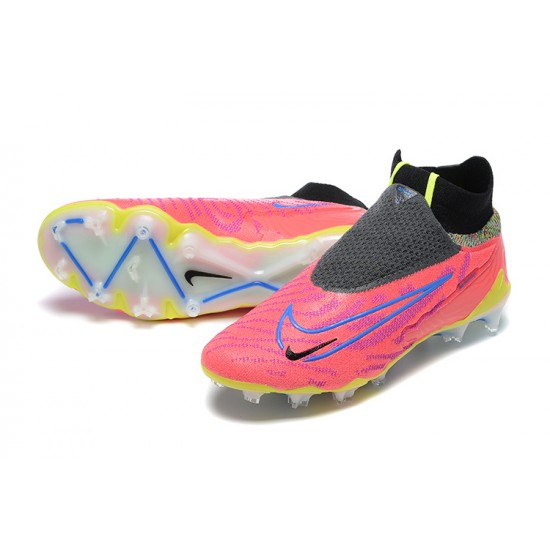 Nike Phantom GX Elite FG Black Pink Women And Men Soccer Cleats 