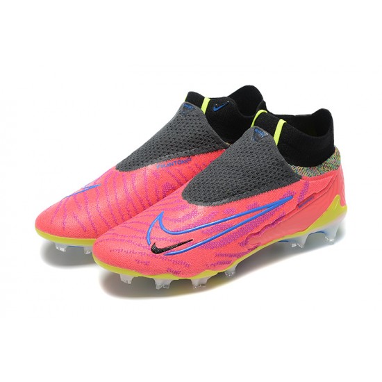 Nike Phantom GX Elite FG Black Pink Women And Men Soccer Cleats 