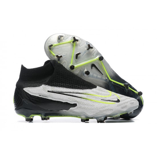 Nike Phantom GX Elite FG Black White Women And Men Soccer Cleats 