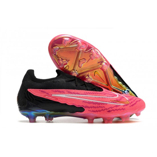 Nike Phantom GX Elite FG Blue Black Pink Women And Men Soccer Cleats 