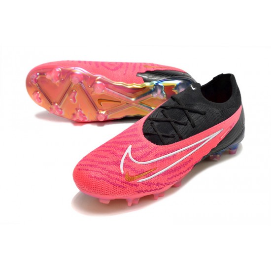 Nike Phantom GX Elite FG Blue Black Pink Women And Men Soccer Cleats 