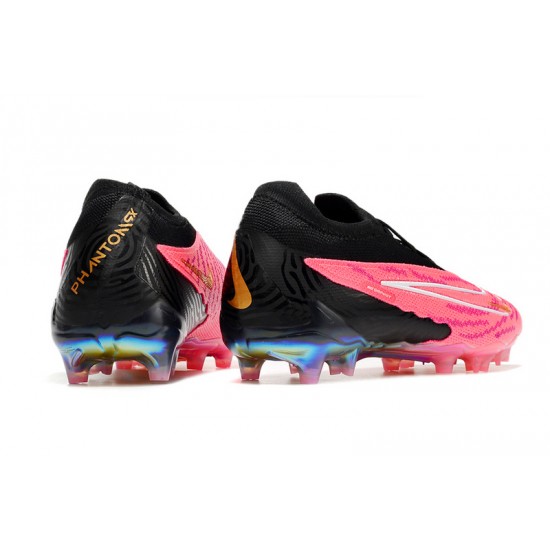 Nike Phantom GX Elite FG Blue Black Pink Women And Men Soccer Cleats 