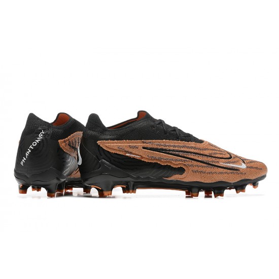 Nike Phantom GX Elite FG Brown Women And Men Soccer Cleats 