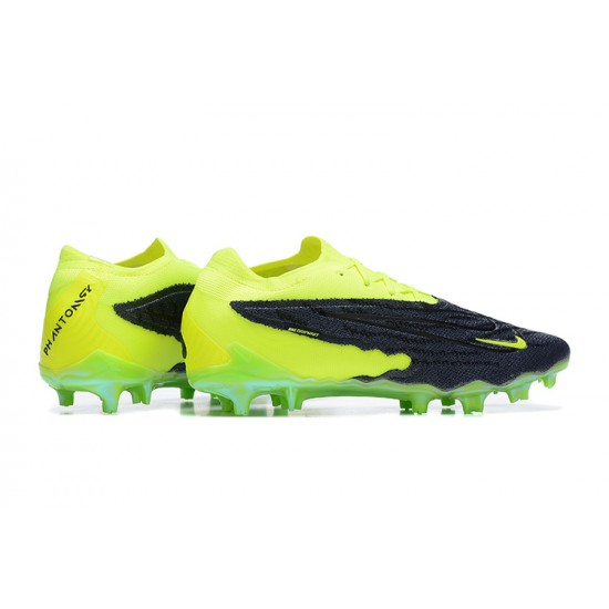 Nike Phantom GX Elite FG Green Black Women And Men Soccer Cleats 