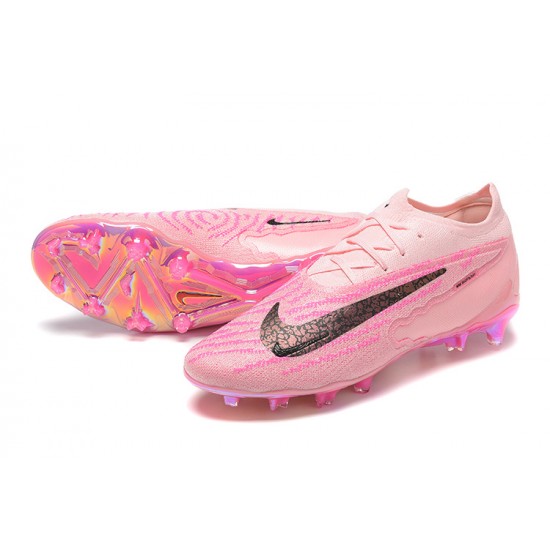 Nike Phantom GX Elite FG High-top Pink Women And Men Soccer Cleats 