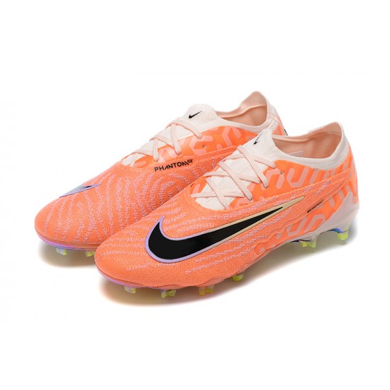 Nike Phantom GX Elite FG Orange White Women And Men Soccer Cleats 