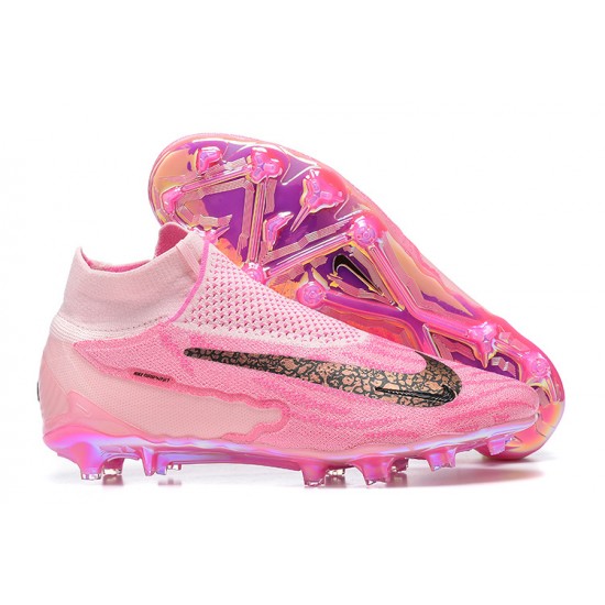 Nike Phantom GX Elite FG Pink Women And Men Soccer Cleats 