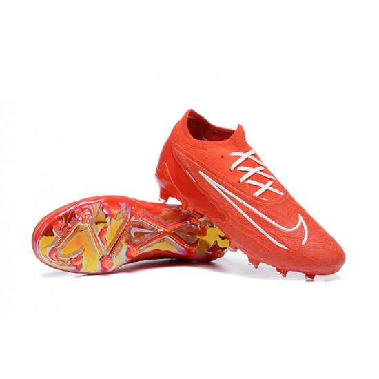 Nike Phantom GX Elite FG Red Women And Men Soccer Cleats 