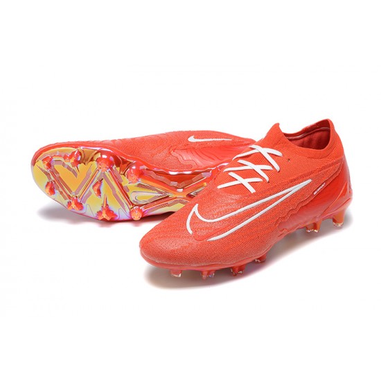 Nike Phantom GX Elite FG Red Women And Men Soccer Cleats 