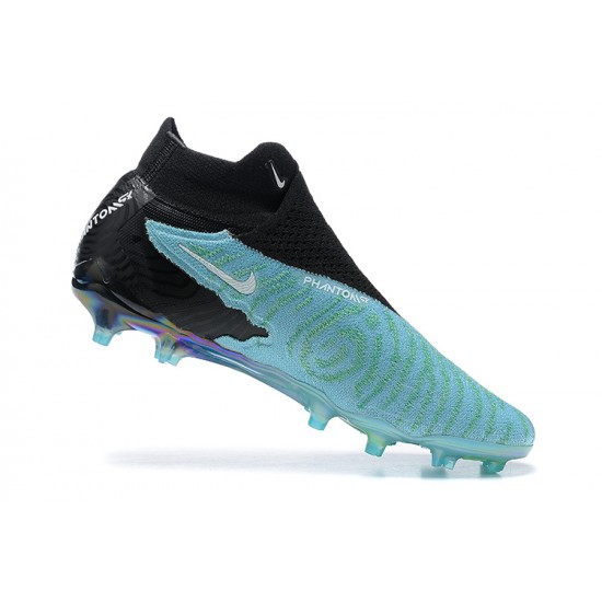 Nike Phantom GX Elite FG Turquoise Black Women And Men Soccer Cleats 