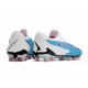 Nike Phantom GX Elite FG White Blue Women And Men Soccer Cleats 