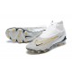 Nike Phantom GX Elite FG White Glod Women And Men Soccer Cleats 