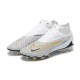 Nike Phantom GX Elite FG White Glod Women And Men Soccer Cleats 