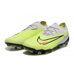 Nike Phantom GX Elite FG Yellow White Women And Men Soccer Cleats 