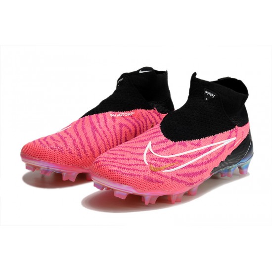 Nike Phantom GX Elite FG Black Pink Women And Men Soccer Cleats 