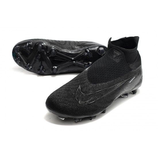 Nike Phantom GX Elite FG Black Women And Men Soccer Cleats 