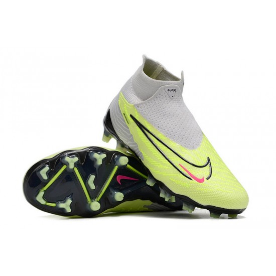 Nike Phantom GX Elite FG Green Women And Men Soccer Cleats 